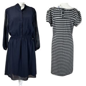 Lot of 2 ENFOCUS STUDIO Women Dresses Size 14 Bundle